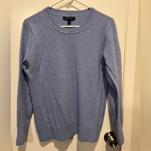 Women’s merino wool sweater size Large light blue